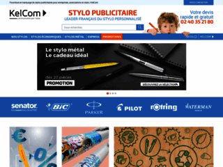 Capture du site http://www.stylos-publicitaires-pro.com/