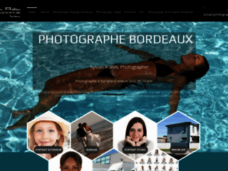 Capture du site http://www.sylvain-photographe-bordeaux.com/