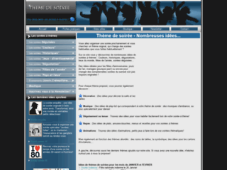 Capture du site http://www.theme-de-soiree.fr
