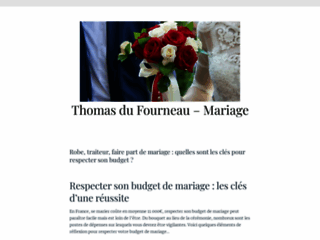 Capture du site http://www.thomasdufourneau-mariage.fr/