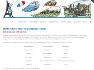 Capture du site http://www.traducteur-francais.fr
