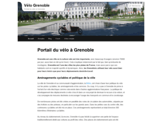 Capture du site http://www.velo-grenoble.fr