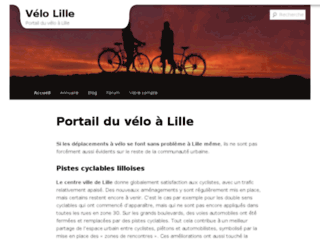 Capture du site http://www.velo-lille.fr
