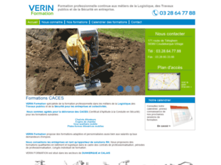 Capture du site http://www.verin-formation.com