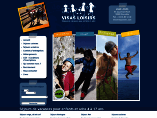 Capture du site http://www.visasloisirs.com/