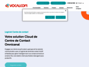 screenshot http://www.vocalcom.fr/ vocalcom-editeur de solutions pour les centres de