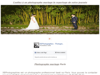 Capture du site http://www.xb-photographies.fr