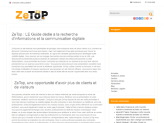 Capture du site http://www.zetop.fr