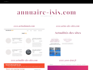 Détails : annuaire-isis.com - Votre magazine annuaire