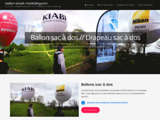 Détails : Ballon street marketing
