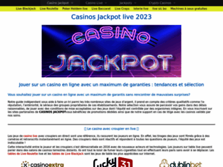 Détails : Casinos Jackpot Live
