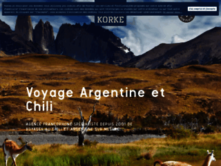 Korke, agence de voyage au Chili et en Argentine