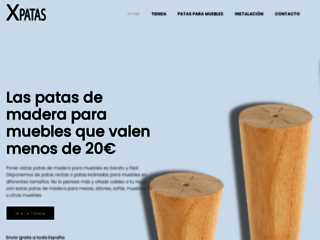 Detalles : XPATAS - Patas de madera para muebles