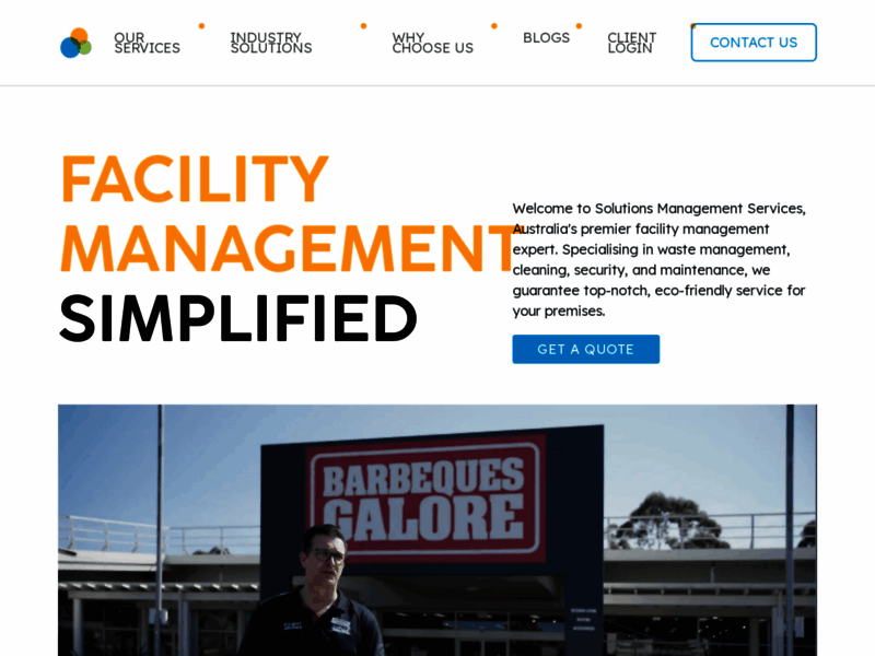 Site screenshot : Leading the Way: Solutions Management Services