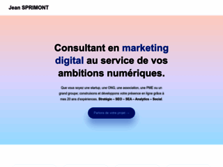 Détails : Jean SPRIMONT : Consultant SEO et en marketing digital