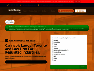 Site thumbnail : Substance Law