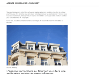 Détails : Agence Immobiliere le bourget