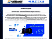 screenshot https://www.cadepanne.com Dépannage Informatique - Maintenance Informatique