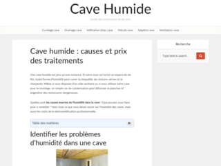 Détails : Cave Humide