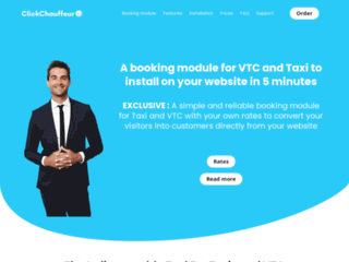 Détails : Module de réservation VTC et taxi