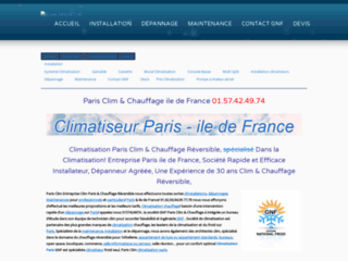 Paris Clim & Clim Réversible Entreprise Climatisation Paris Société Clim Groupe National Froid