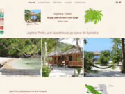 screenshot https://www.jophira-tintin.com Guesthouse à Sumatra en Indonésie