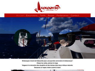 Détails : Kokoumdo/Accueil/Excursion Catamaran/Les Trois-Îlets