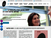screenshot https://www.maitre-audio.fr/ Maître Audio