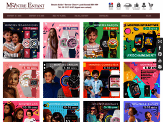 Détails : La boutique en ligne Montre Enfant