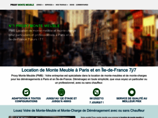 Détails : Location de monte-meubles à Paris