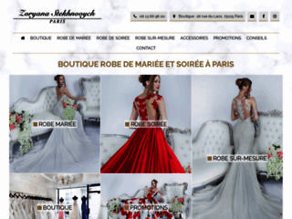 Détails : Robe de mariée pas chère à Paris