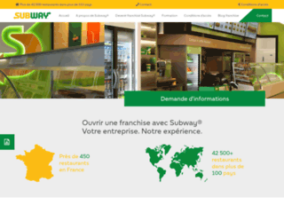 Subway® : Un exceptionnel réseau de franchise en France 