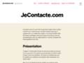 je contacte sur jecontacte.net
