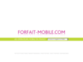 comparatif forfait mobile sur www.forfait-mobile.com