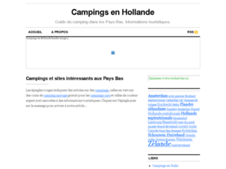 Campings en Hollande
