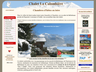 Chalet La Colombière - Chambres d' hotes sur les balcons de Belledonne