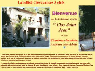 Chambres d'hôtes du Clos Saint Jean. Week end à  Cuers dans le Var en Provence