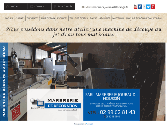 Détails : SARL Marbrerie Joubaud, entreprise de marbrerie 