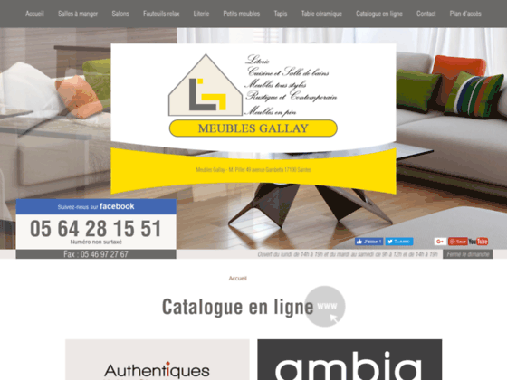 Meubles Gallay, entreprise de vente meubles