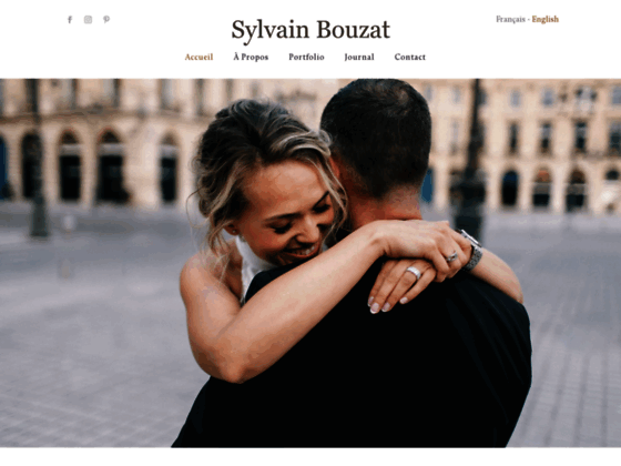 image du site http://sylvain-bouzat-photographe-mariage.com/