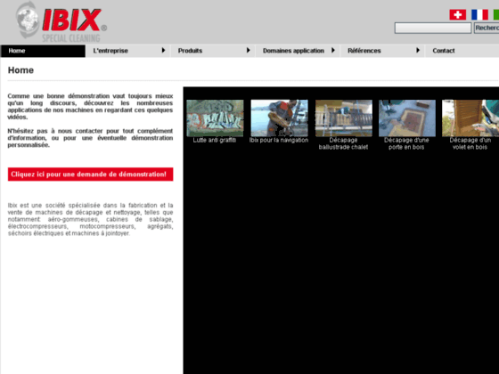 Détails : Ibix: commercialisation d'aero-gommeuses en Suisse
