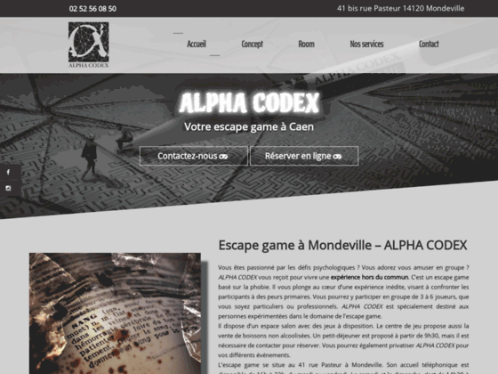 image du site http://www.alphacodex-escapegame-caen.fr/