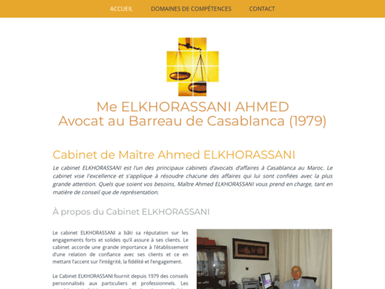 Détails : Ahmed EL Khorassani | Cabinet avocat d'affaires maroc
