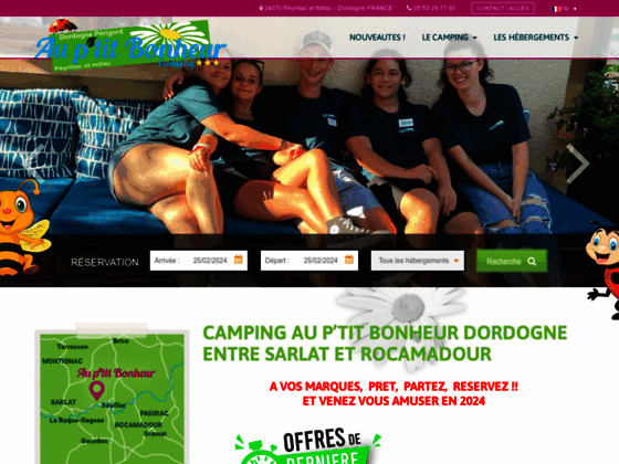 image du site http://www.camping-auptitbonheur.com/