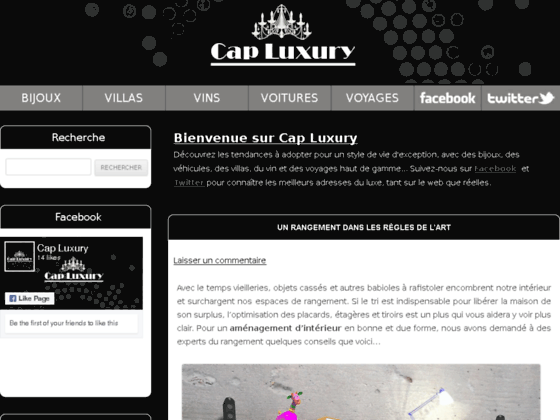 Cap-Luxury, Votre blog luxe et prestige !