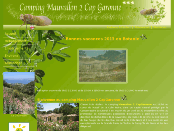 Détails : Camping *** Mauvallon 2 Cap Garonne