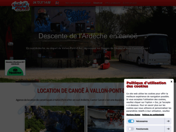 Détails : Descente loisir en canoë sur l'Ardèche