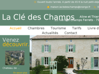 La Clé des champs - Chambres d'hotes 79 Deux Sevres Niort Poitou Chare
