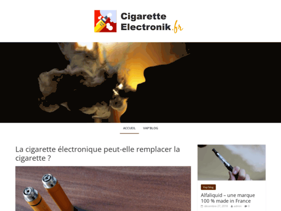 Détails : Cigarettes electroniques