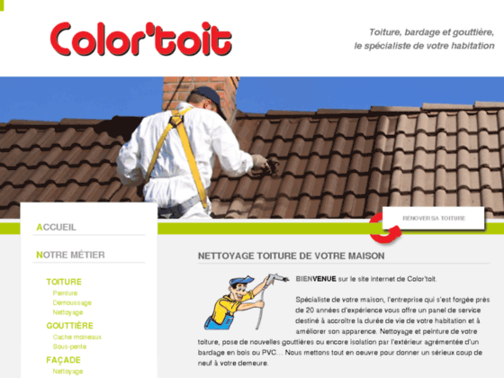 Nettoyez votre toiture à Rouen avec Color'toit